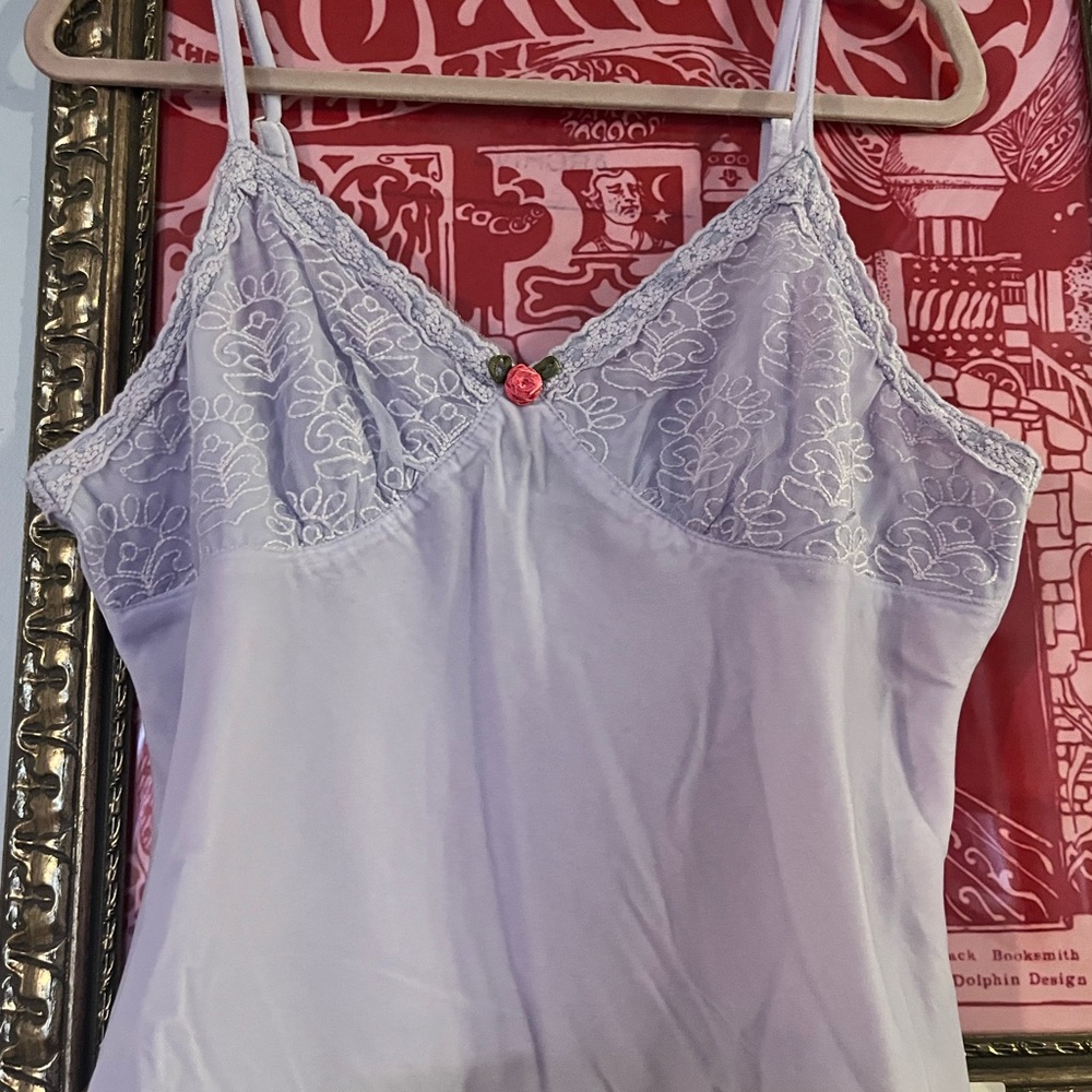 Reclaimed Vintage Lilac Lace Cami